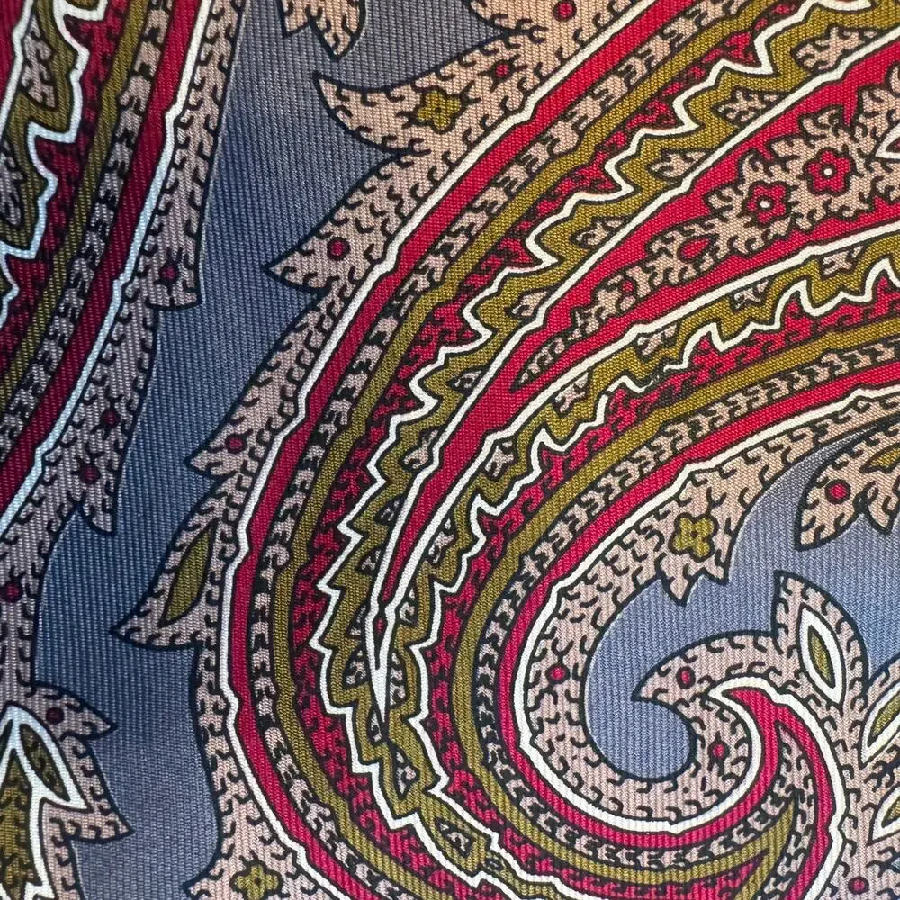 Traditionalist 100% Italian Silk Necktie Paisley REPP Tie 57